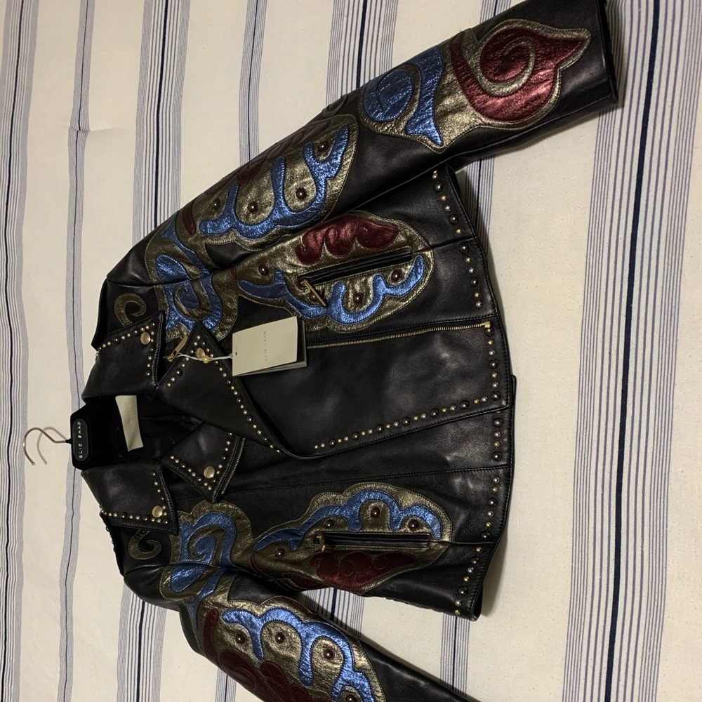 Elie  Saab biker jacket. Size 36.